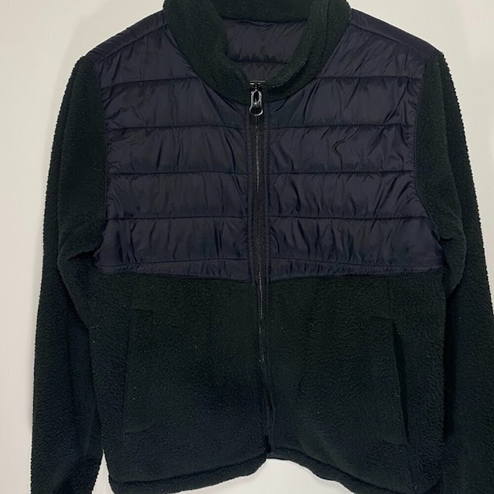 Zyia Active Targhee Black Fleece Full Zip Jacket